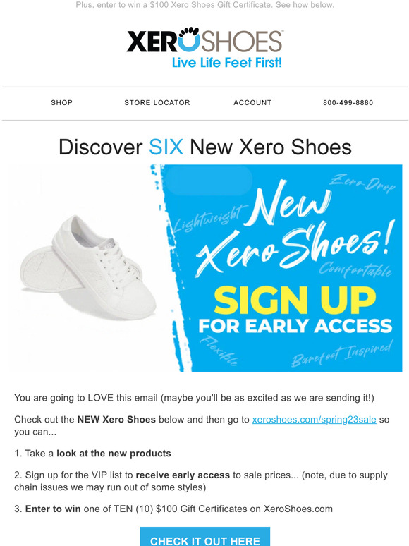 Discover SIX New Xero Shoes