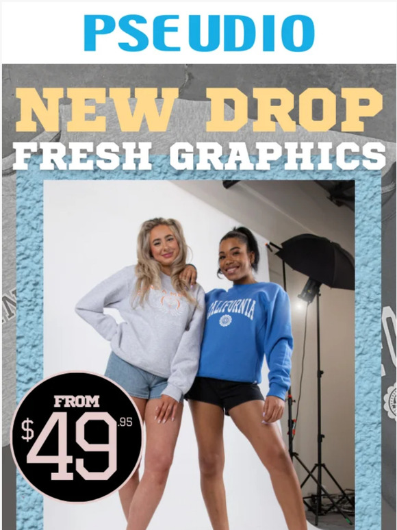 BRAND NEW graphic crews just dropped🤩