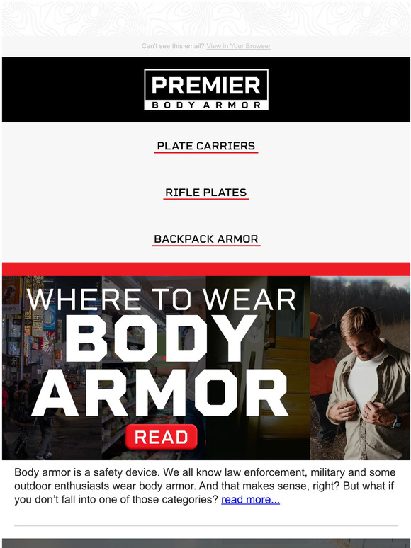 Premier Body Armor What to know about wearing body armor 👕🛡️ Milled