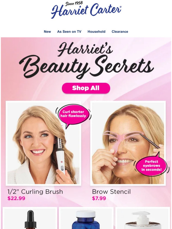 Harriet Carter Shhh...Our Beauty Secrets Revealed! Milled