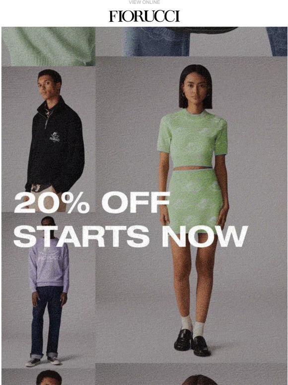 ⚡️20% off everything starts NOW!