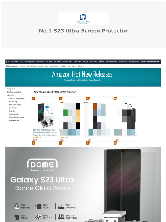 Whitestone Dome: Dome Glass ranked #1 on Amazon! | Milled