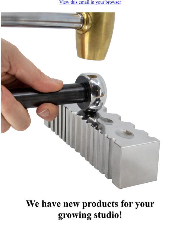We have new metal forming tools for your growing studio! 💪