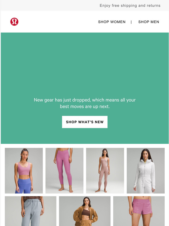 lululemon Go for gear that just dropped Milled