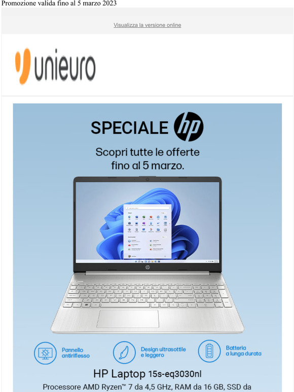 💻 SPECIALE HP con offerte su tanti prodotti!