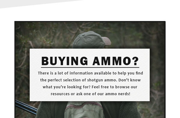 Shotgun Ammo Buyers Guide