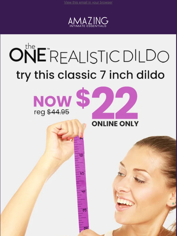 🟣 50% off The One Realistic Dildo!