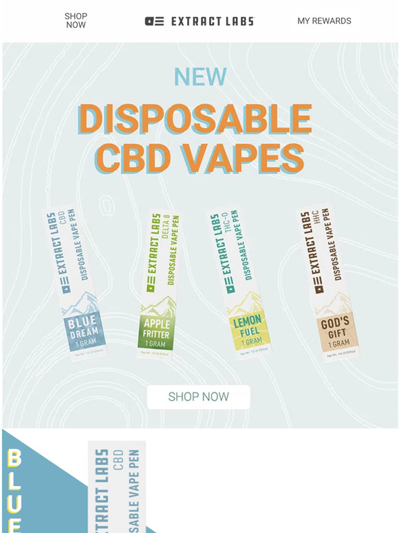🚨NEW PRODUCT: DISPOSABLE CBD VAPES🚨