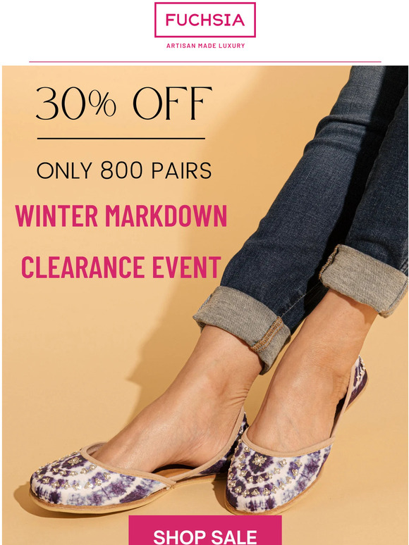 Up to 30% off : Your Favorite Flats