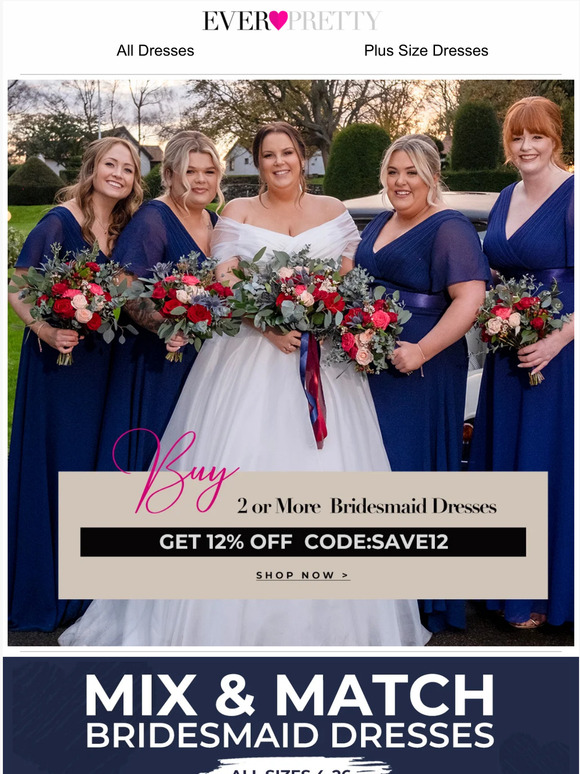 💗Bridesmaid Perfection: Exclusive Dresses Now On Sale