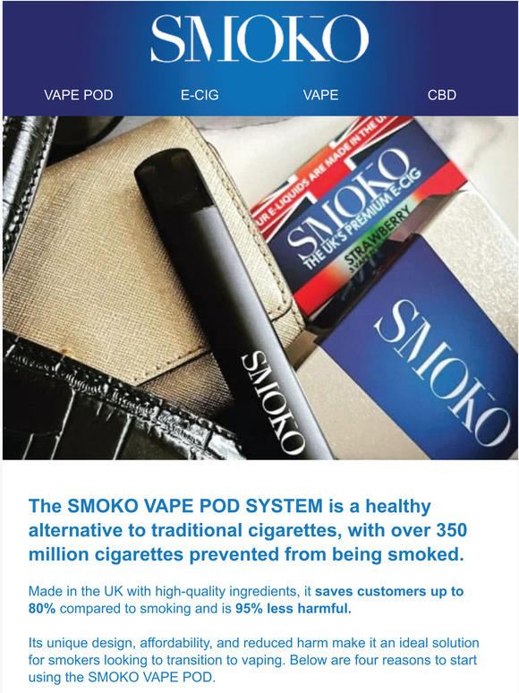 The more affordable and less harmful alternative to cigarettes