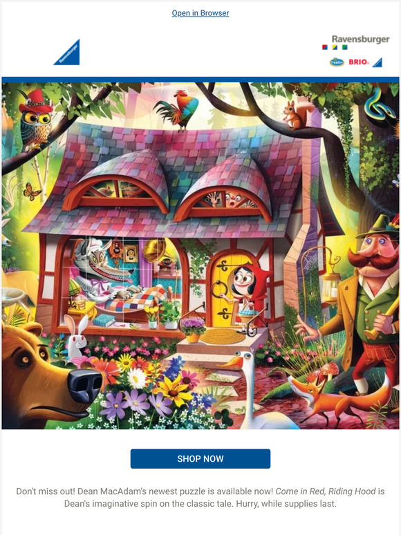 Ravensburger Dean MacAdam’s Latest Puzzle Has Arrived! Milled