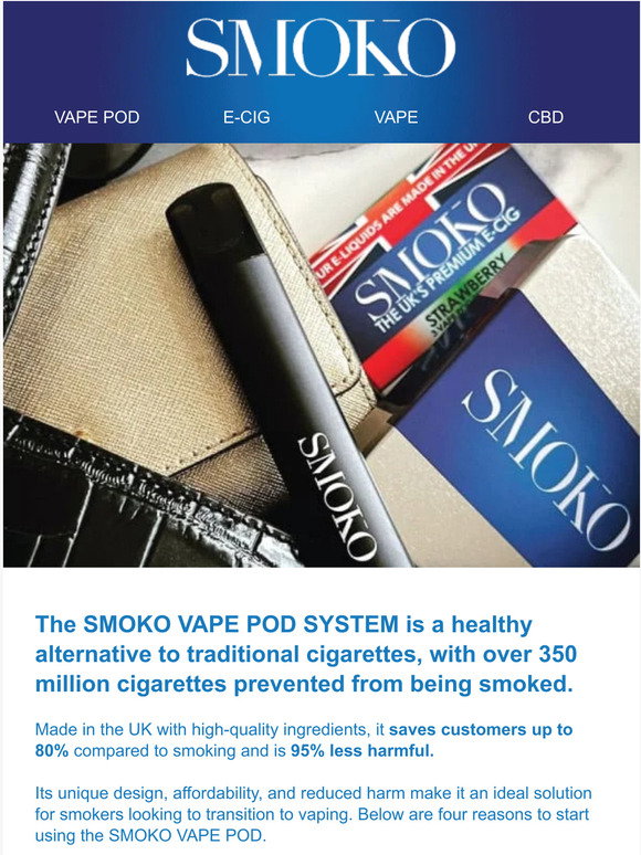 Original Tobacco Flavour E-Cigarette Refills – SMOKO E Cigarettes