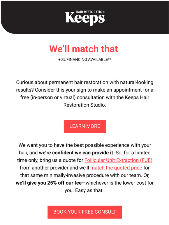 More info on our price match offer