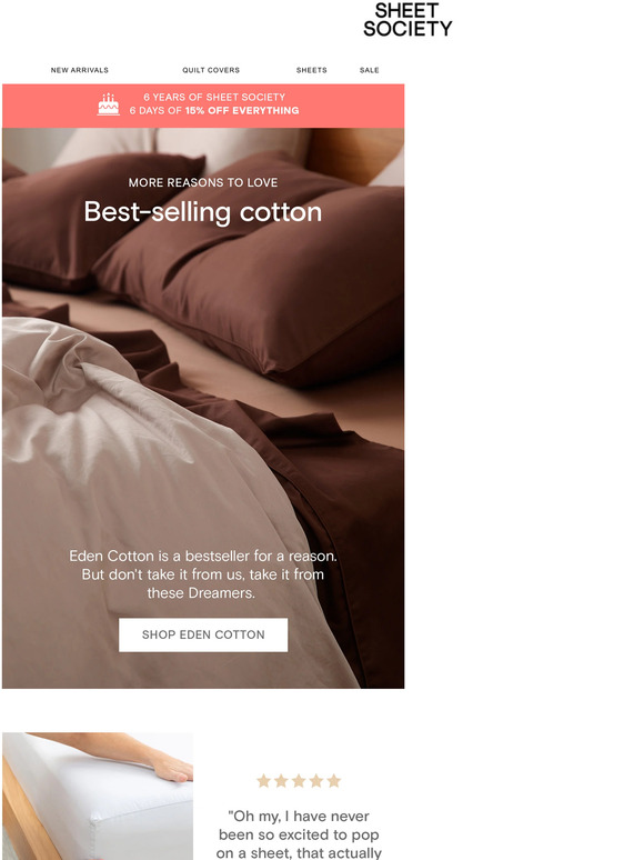 Sheet Society The sheets that made us famous. Milled