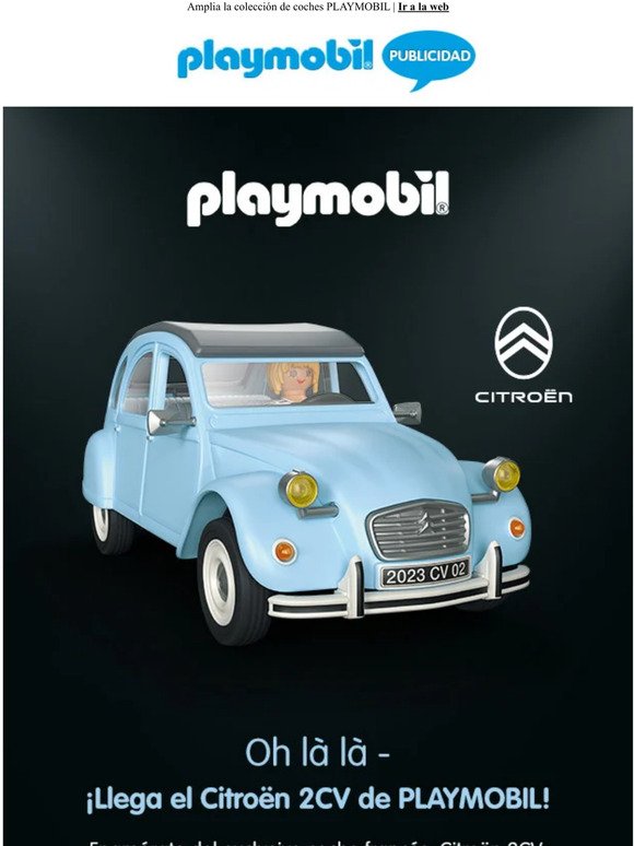 Nuevo coche de PLAYMOBIL: Citroën 2CV