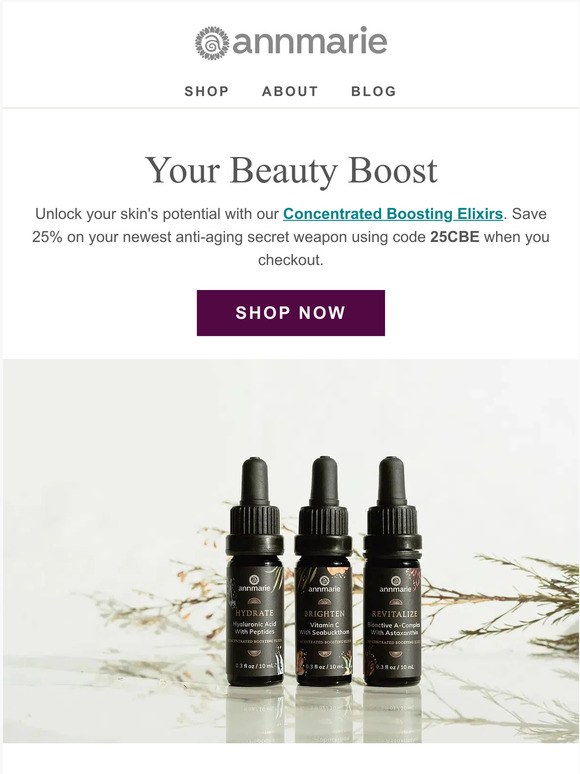 Customize your skin routine with 25% off!