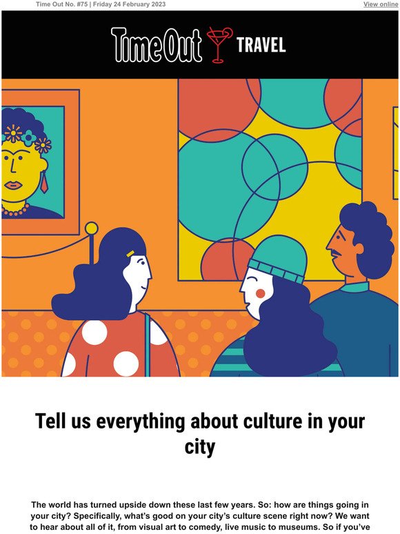 How great is culture in your city?
