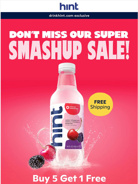 Hint Water Last call for your favorite Smashups Milled