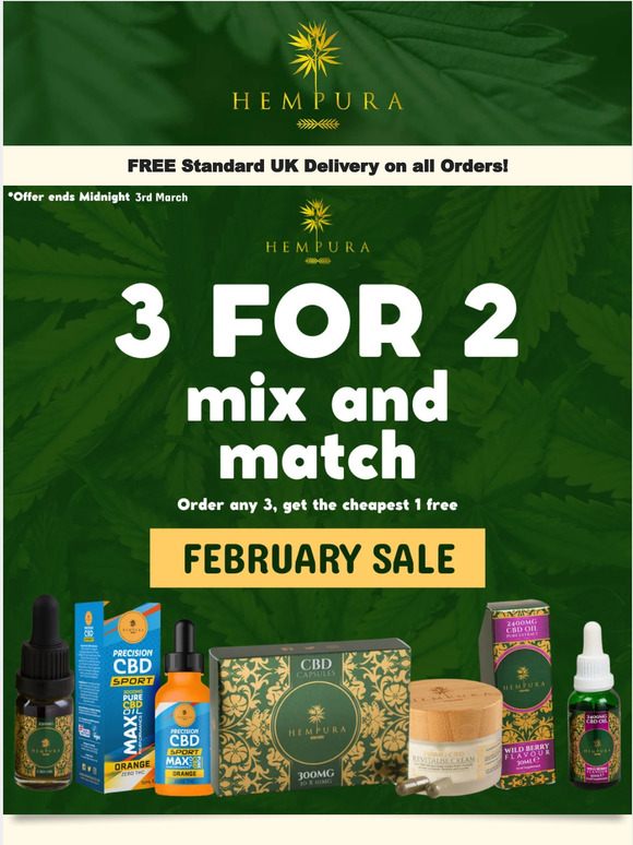 🎁 3 for 2 Mix and Match - 2023 February Sale!