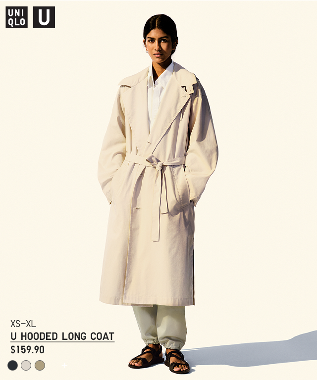 HERO - U HOODED LONG COAT