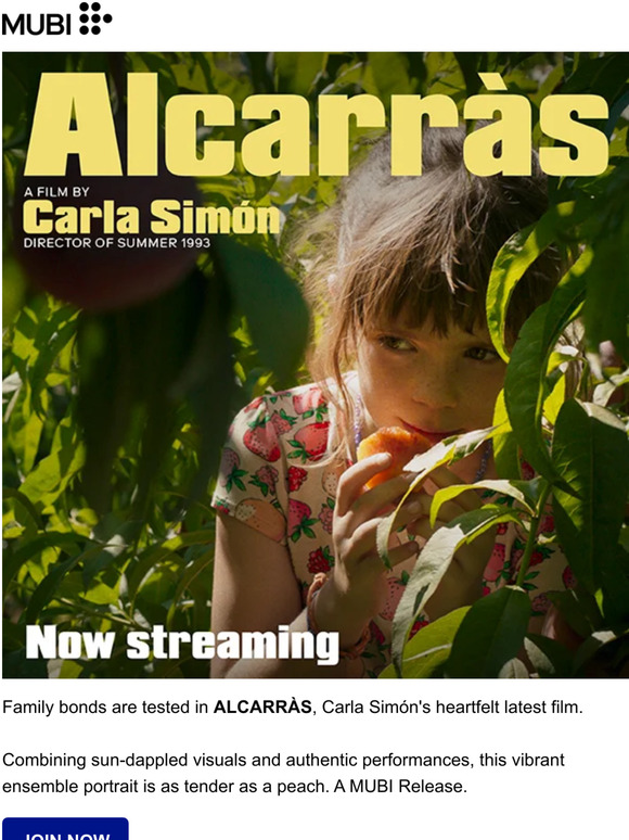 Stream ALCARRÀS now | A MUBI Release