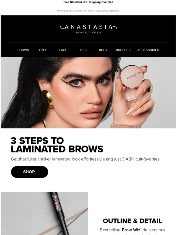 Anastasia Beverly Hills Laminated Brows Made Simple! Milled