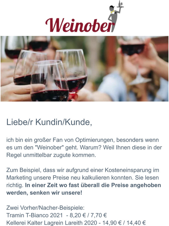 Wir haben unsere Preise neu kalkuliert! 😃