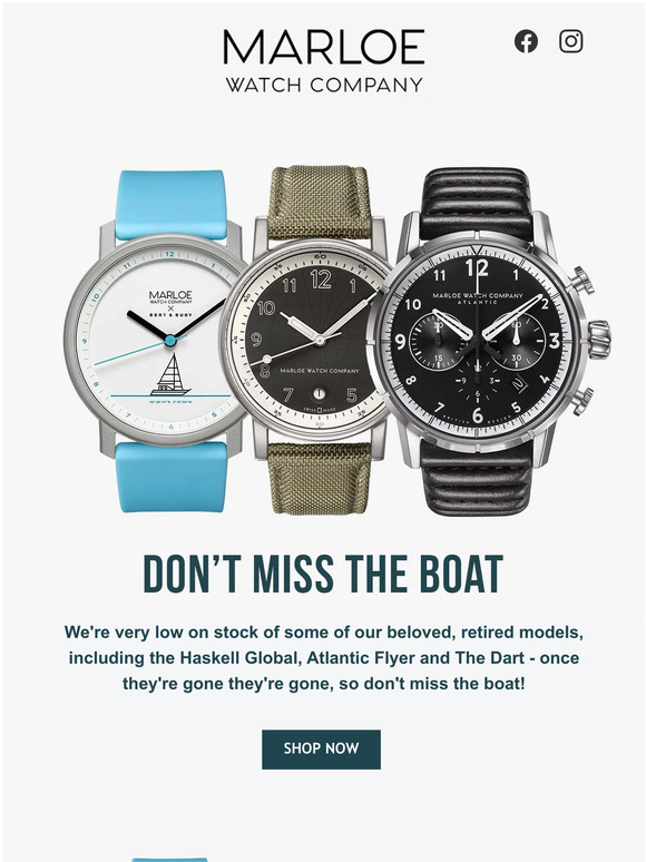 Don't Miss The Boat