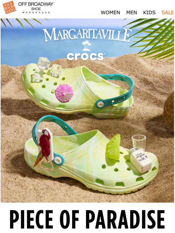 Rack Room Shoes New collab! Crocs X Margaritaville 🌴 Milled