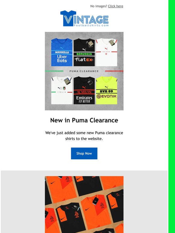 New Puma Clearance and Vintage Deals ⚽