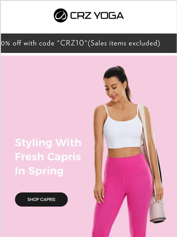 CRZ YOGA: Brighten up your closet with neon colored leggings