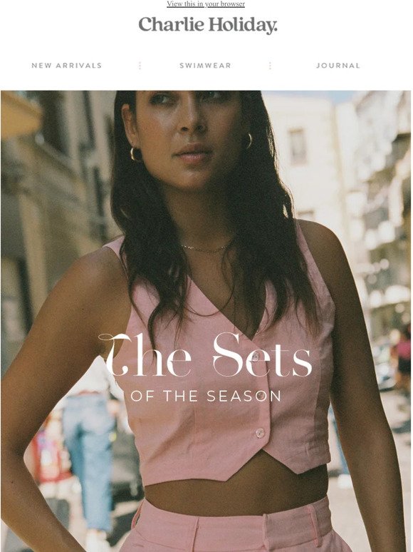The sets of the season |