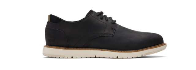 Men's Navi Dress Shoe - Water Resistant Black