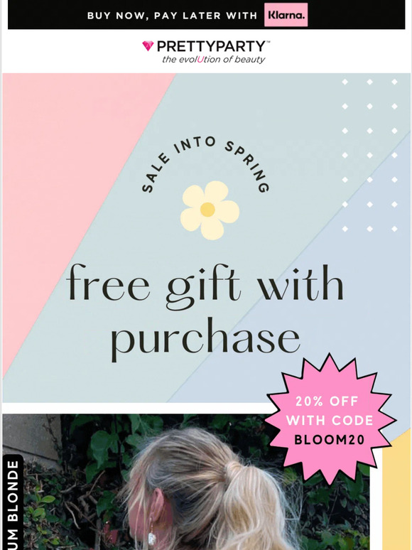 SALE INTO SPRING | 20% OFF 🌷