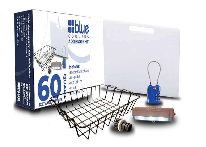 Image of Accessory Kit - Divider/Cutting Board, Basket, Lock, Light, & Plug for 60 Quart Coolers