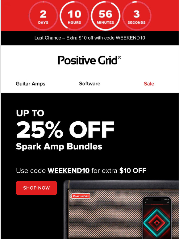 Get Spark amp bundles at 25% off 🔥