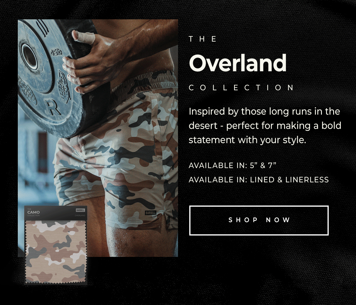 Barbell Apparel OUTDOORS INSPIRED The Camo Collection Milled