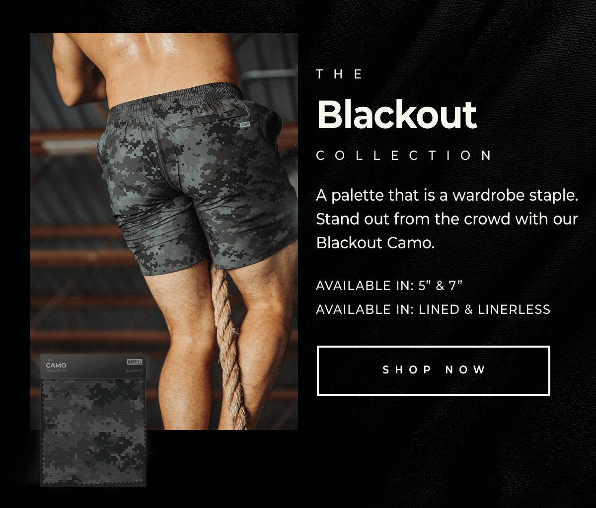 Barbell Apparel OUTDOORS INSPIRED The Camo Collection Milled