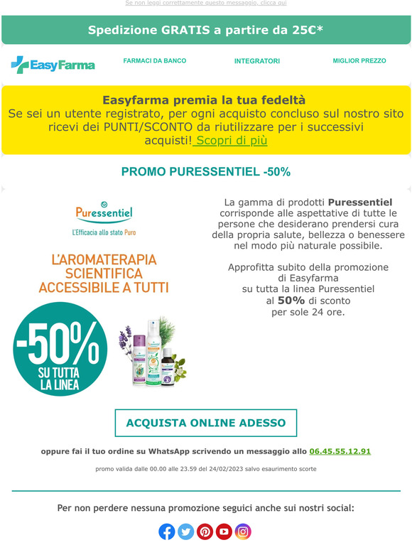 Promo Flash ⚡ Puressentiel -50%... solo per 24h