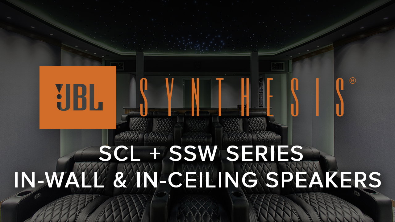 JBL Sythesis SCL + SSW Series In-Wall & In-Ceiling Speakers