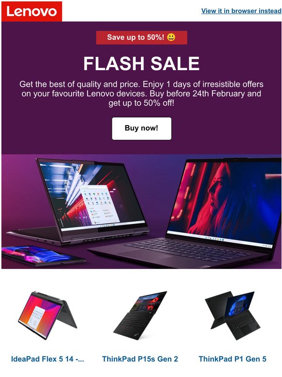 —, Last Day! ⚡ Flash Sale ends tonight!
