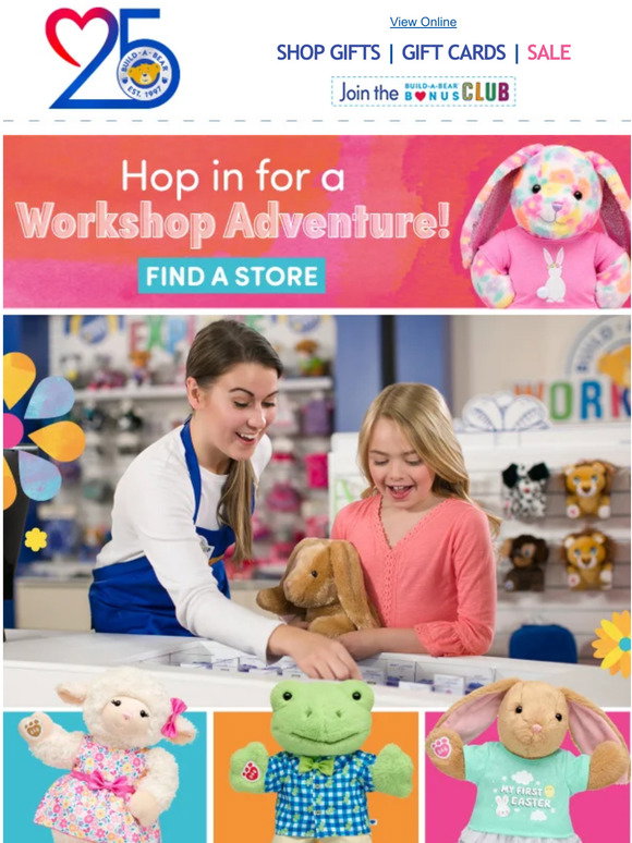 Build-A-Bear: Hop into the Workshop for Fun! | Milled