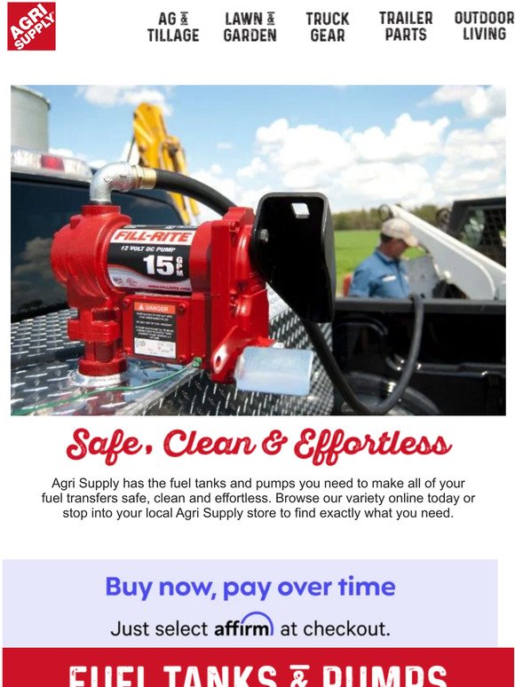 Make Your Fuel Transfers Safe, Clean & Effortless