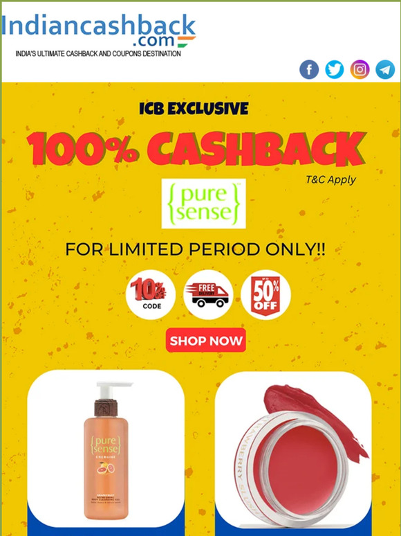 Final chance for 100% cashback – Claim now! 💯