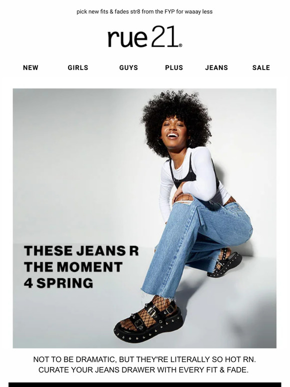 POV: —'s dream jeans just dropped