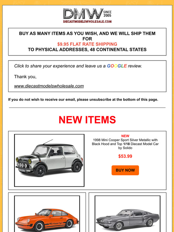 New Arrivals & Back in Stock Notification