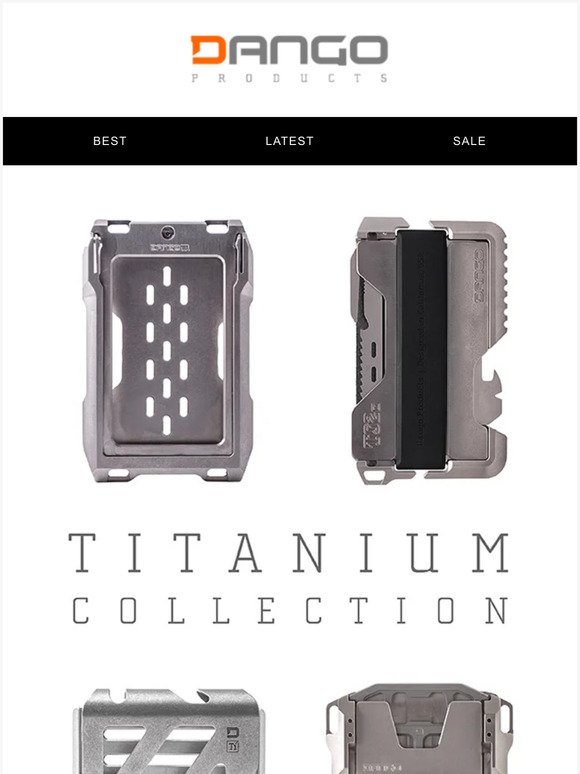 💪Gear up in Titanium - Made in USA