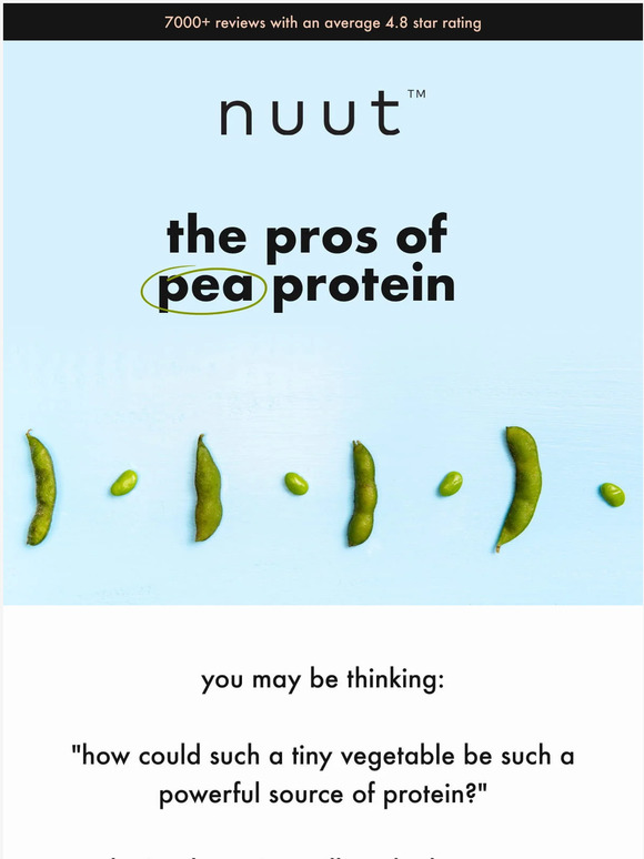 Spilling the beans about pea protein ✨