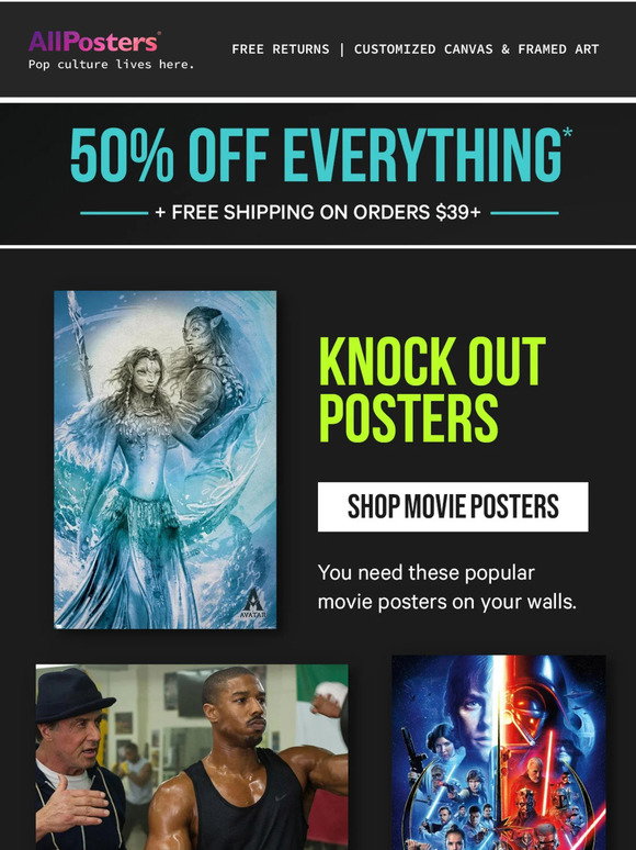 AllPosters: 🥊 These movie posters are a TKO! | Milled